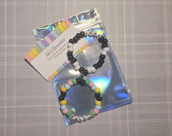 Pulseiras de casal de conexão Sally e Jack