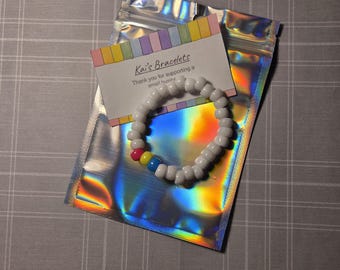 pulseira de contas pansexual