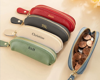 Personalized Coin Cosmetic Bag,Makeup Bag for Purse,Cosmetic Pouch,Party Favors,Personalized Gifts,Wedding Gift,Bridal Gifts,Gifts for Women