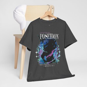 Poseidon Graphic Tee • Comfort tee, Greek Mythology Shirt • Olympian God T-Shirt • Musicals image 8
