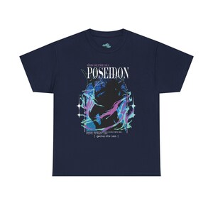 Poseidon Graphic Tee • Comfort tee, Greek Mythology Shirt • Olympian God T-Shirt • Musicals image 7