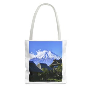 Majestätische Tragetasche mit Fuji-Mount – von der japanischen Natur inspiriertes Reise-Essential