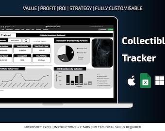 Pokmon Card Tracker Spreadsheet | Excel ROI Dashboard | TCG Investment  Portfolio Tool