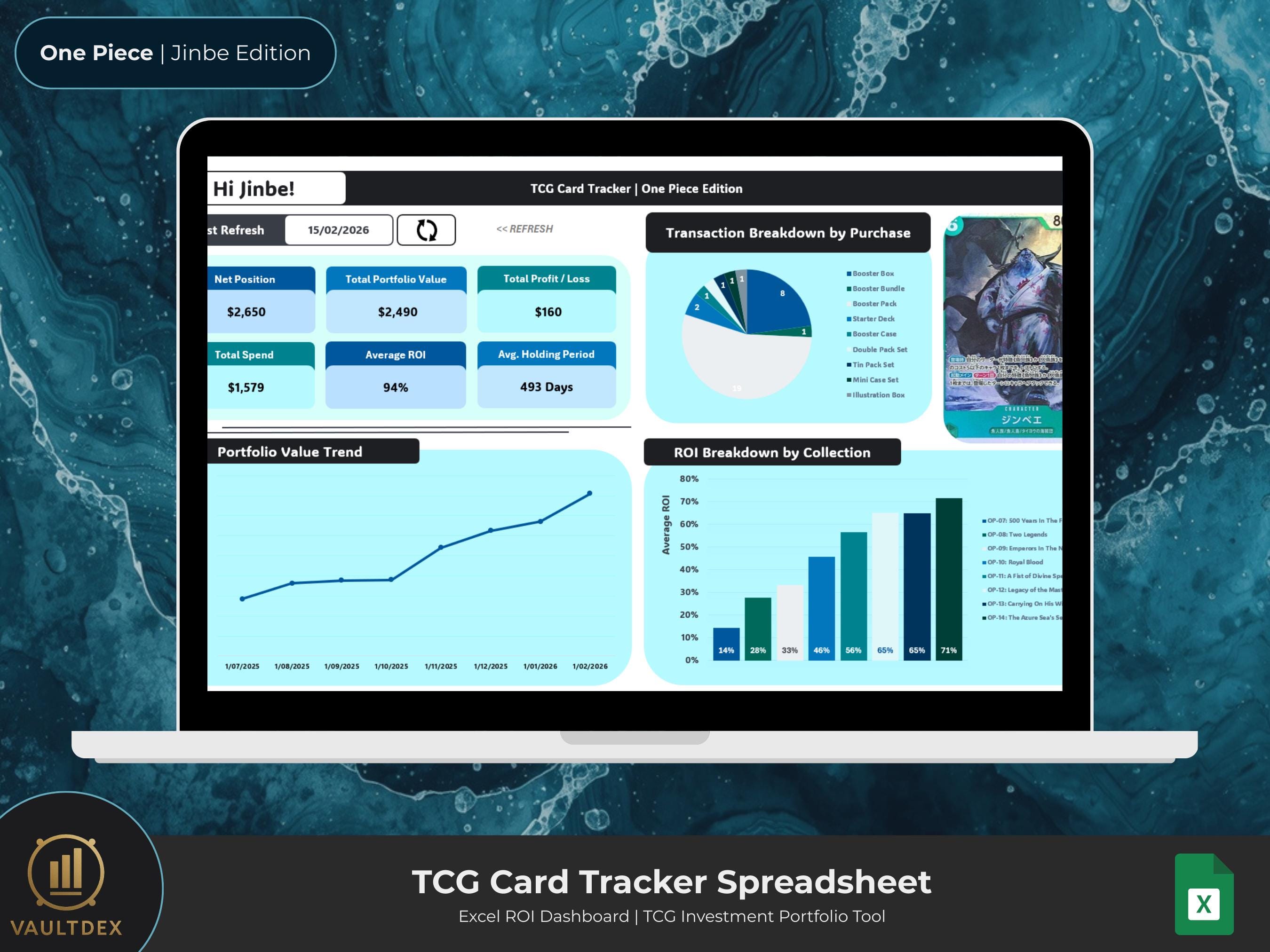 Mtg Excel Template - Etsy