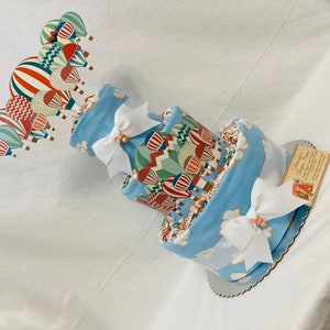 Hot Air Balloons Baby Diaper Cake  Shower Gift or Centerpiece