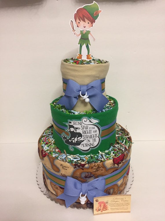peter pan diaper cake