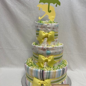 Shower of Love Baby Diaper Cake Sprinkle Centerpiece Gift image 8
