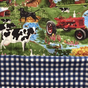 Baby Diaper Cake Farm Animals SELECT FABRIC Country Shower Centerpiece image 8