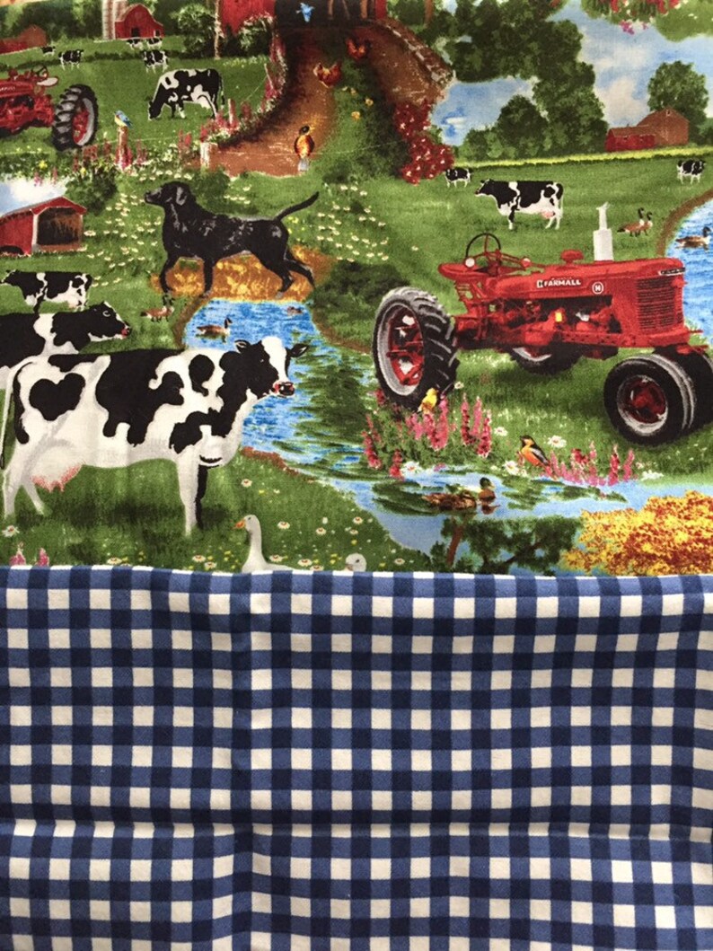 Baby Diaper Cake Farm Animals SELECT FABRIC Country Shower Centerpiece image 8