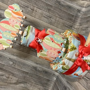 Hot Air Balloons Baby Diaper Cake Girls Gift or Shower Centerpiece