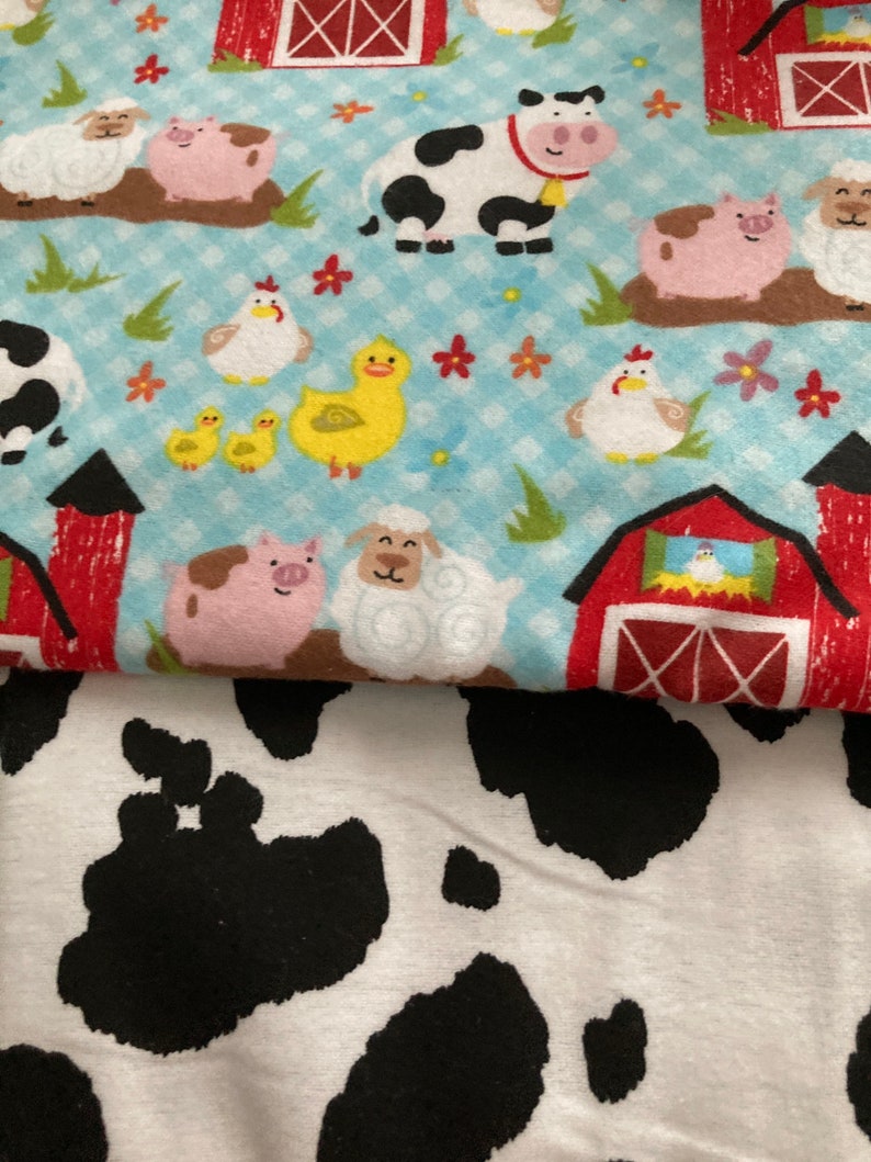 Baby Diaper Cake Farm Animals SELECT FABRIC Country Shower Centerpiece image 7