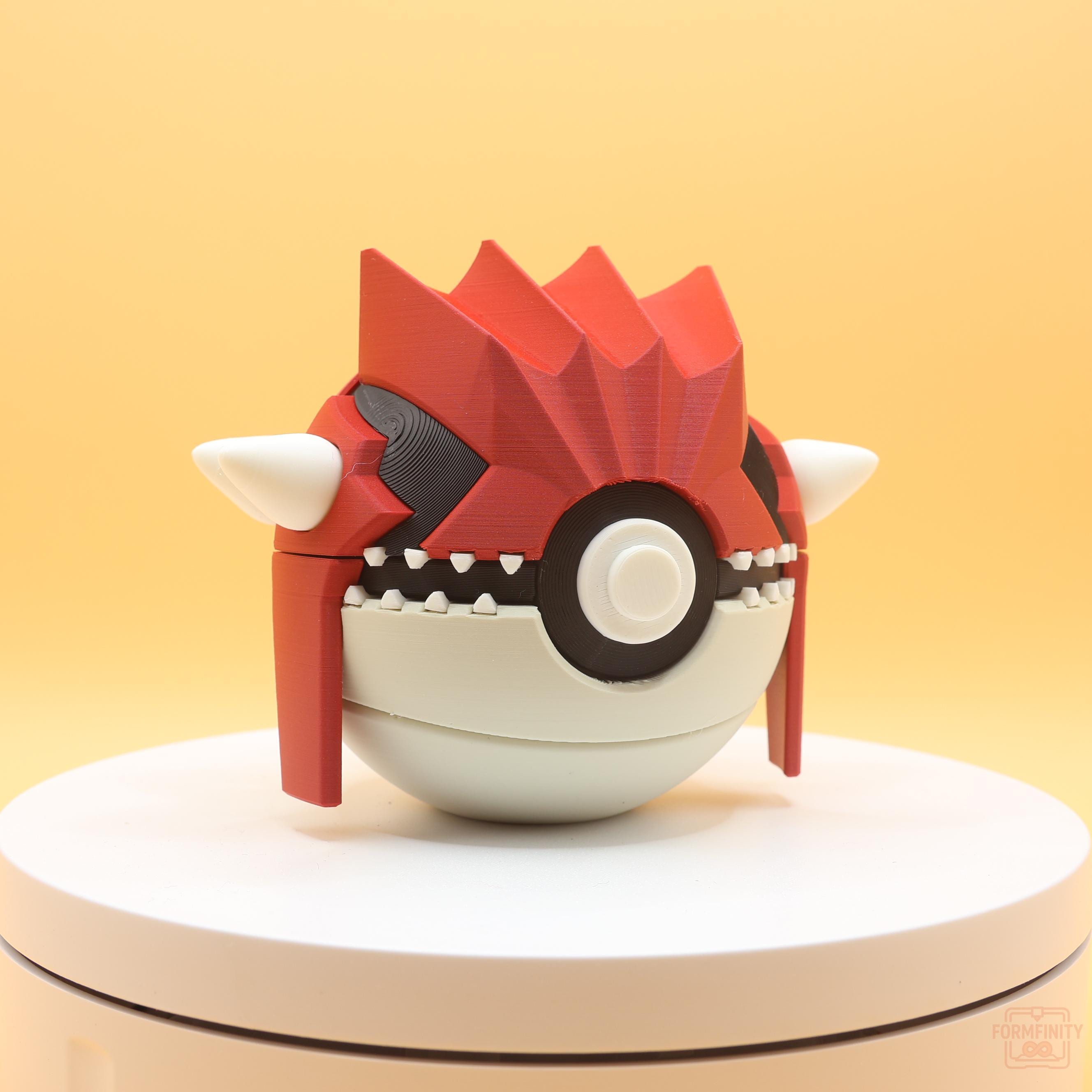 グラードン、レックウザ、カイオーガ - モンスターボール型