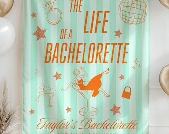 Custom Bachelorette Banner Life of a Bachelorette Banner Bachelorette Showgirl Life Bachelorette Weekend Personalized Bach Eras