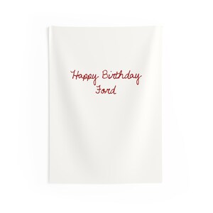 Custom Birthday Banner Fabric Name Sign Minimalist Kids Party Sign Boho Birthday Backdrop Personalized Birthday Banner Neutral Party Decor 26" × 36"