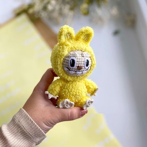 Adorable Labubu Crochet Pattern – Amigurumi Toy (12cm)