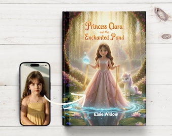 Personalized Princess Storybook for Girls | Custom Photo Fairytale Birthday Keepsake Gift(Printed Book)