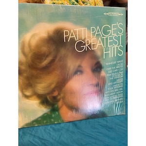Vintage Patty Pages greatest hits vinyl record
