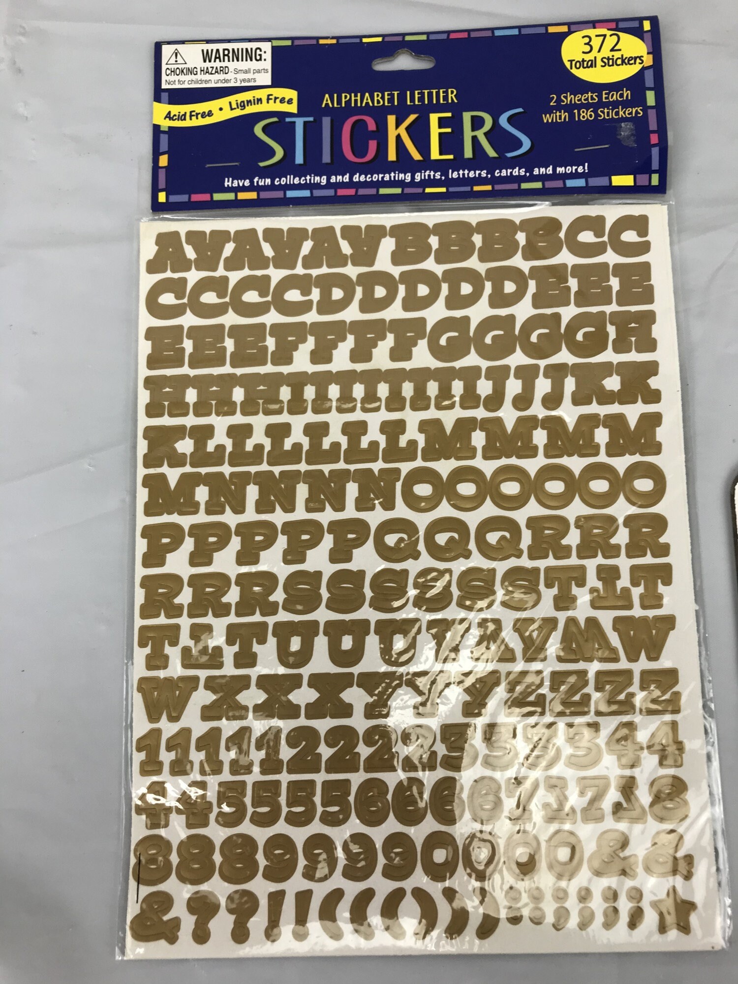 1pcs Gold Cursive Letter Stickers Gold Foil Calligraphy Letter Decals Large Alphabet  Letters Stickers Scrabooking Moonlightsupplies 