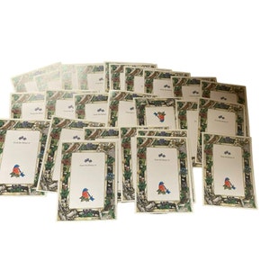 Vintage Jan Brett set of 25 book name plate stickers