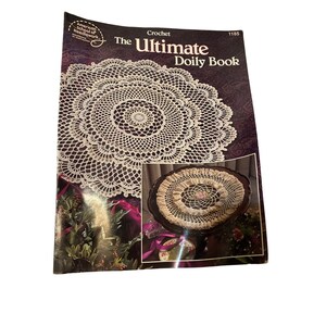 Vintage the ultimate doily book crochet American school of needlework instruction