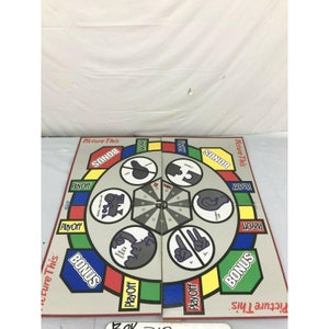 Vintage Picture This Game Board Home Game Room Decor Craft
