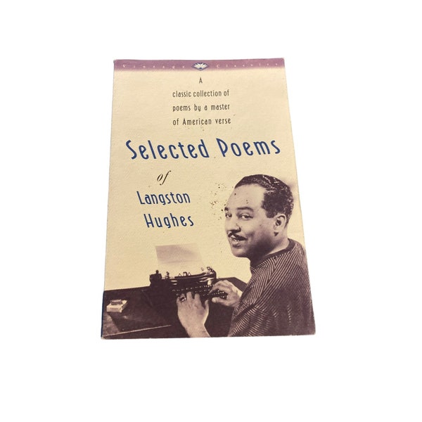 AS IS Selected poems of Langston Hughes paperback book