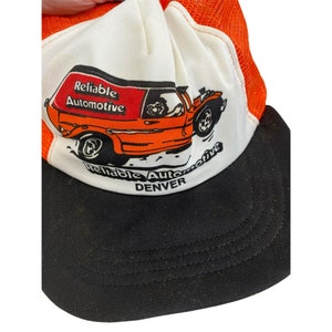 Vintage Reliable Automotive trucker cap hat