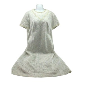AS IS Vintage sz s/m? handmade sheath dress short sleeve