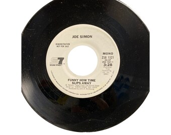 Vintage 7" 45 RPM disco de vinilo Joe Simon divertido cómo se escapa el tiempo