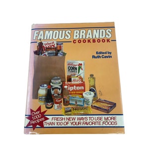 Famous Brands hardcover recipes cookbook