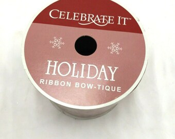 Red Sequin Wide Ribbon