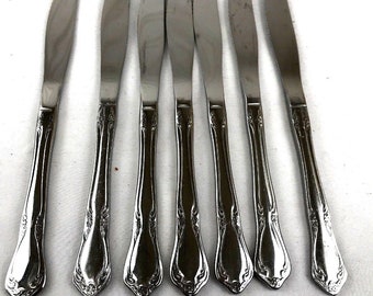 Lot Of 6 Butter Knives Restaurant