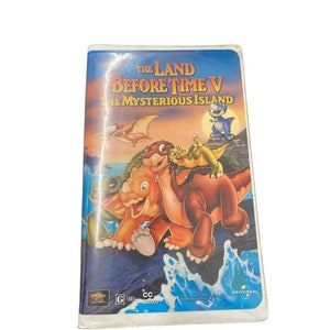 Vintage land before time V mysterious island VHS collectible