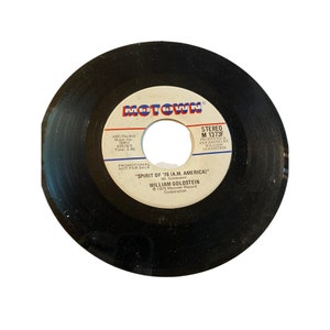 Vintage 7” vinyl record 45 RPM William Goldstein spirit of &#39;76