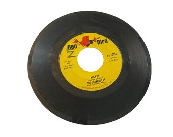 Vintage 7” 45 RPM vinyl record The Shangri-Las shout maybe