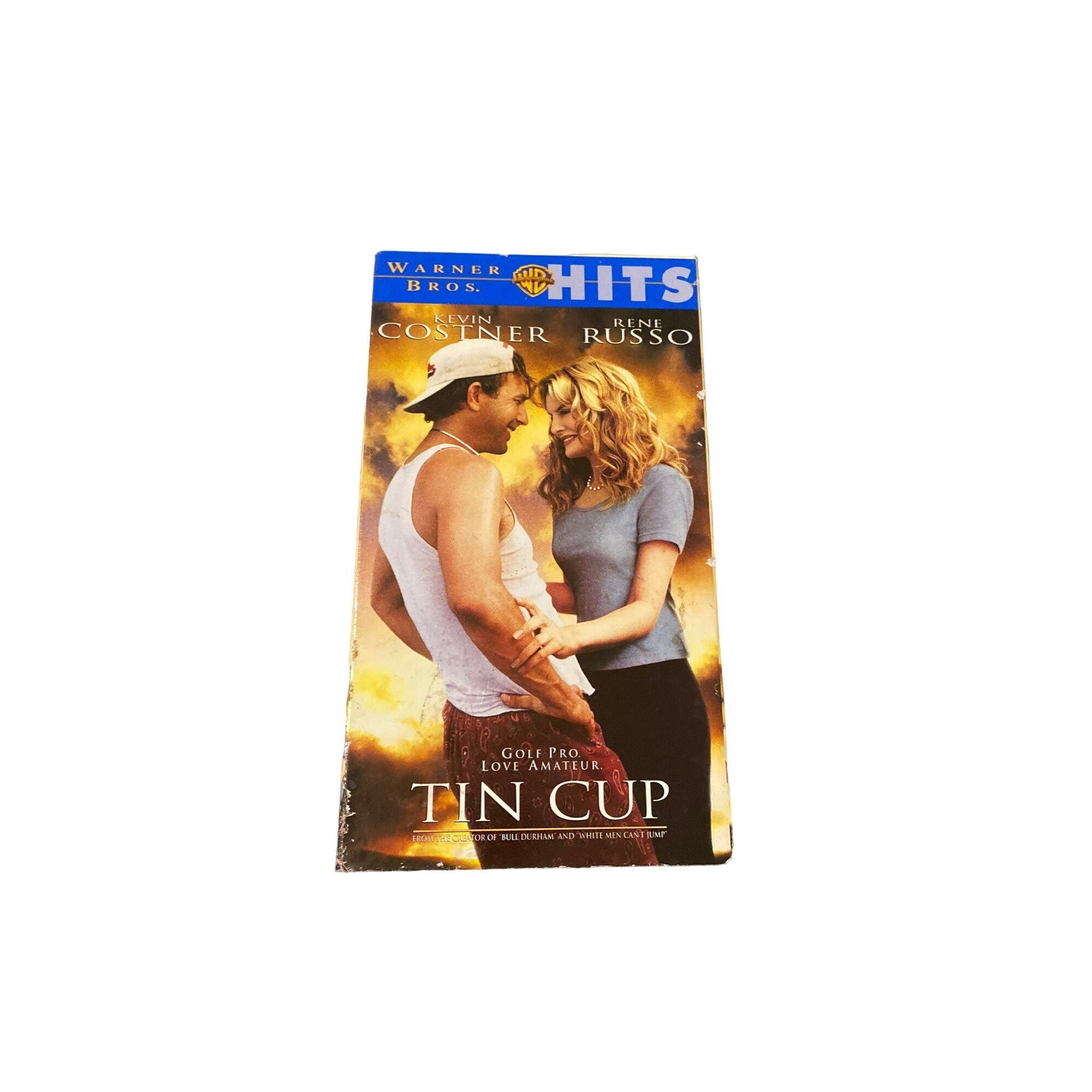 Vintage Tin Cup VHS Tape Movie