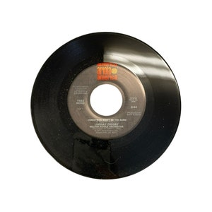 Vintage 7” 45 RPM vinyl record Lindsay Crosby old friends of mine christmas wont be the same