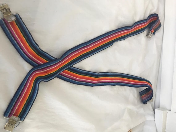 Vintage Multicolor Men’s Suspenders