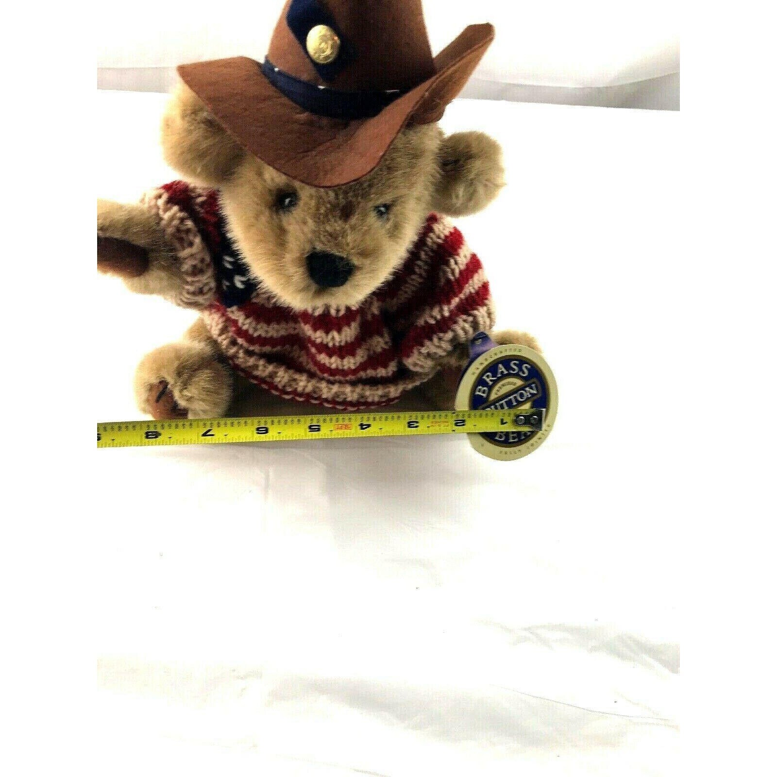 Brass Buttons Bears Cody Friendship Bear Stuffed Animal Plush Etsy