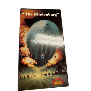 Vintage the Hindenburg cult classic VHS tape movie