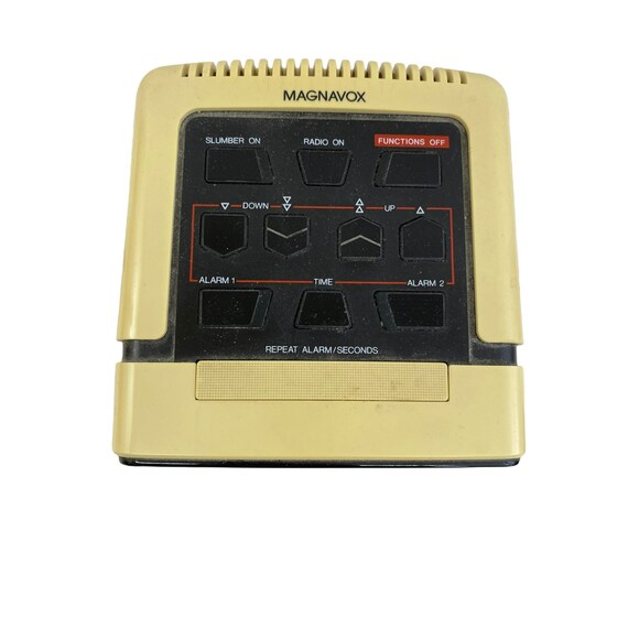 Vintage Magnavox Cube Square Alarm Clock Radio - Etsy