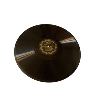 Vintage victor moederschort snaren Wabash maan Morton Downey vinylplaat