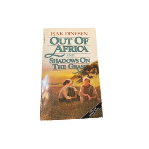 Vintage paperback out of Africa Shadow on the grass Isak Dineson Redford movie tie in