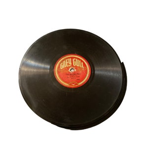 Vintage vinyl record grey gull Jesse James the butcher boy Frank Luther
