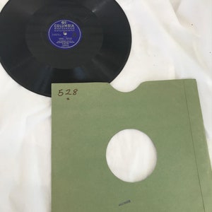 Vintage Columbia Masterworks Carmen prelúdio para o terceiro disco de vinil