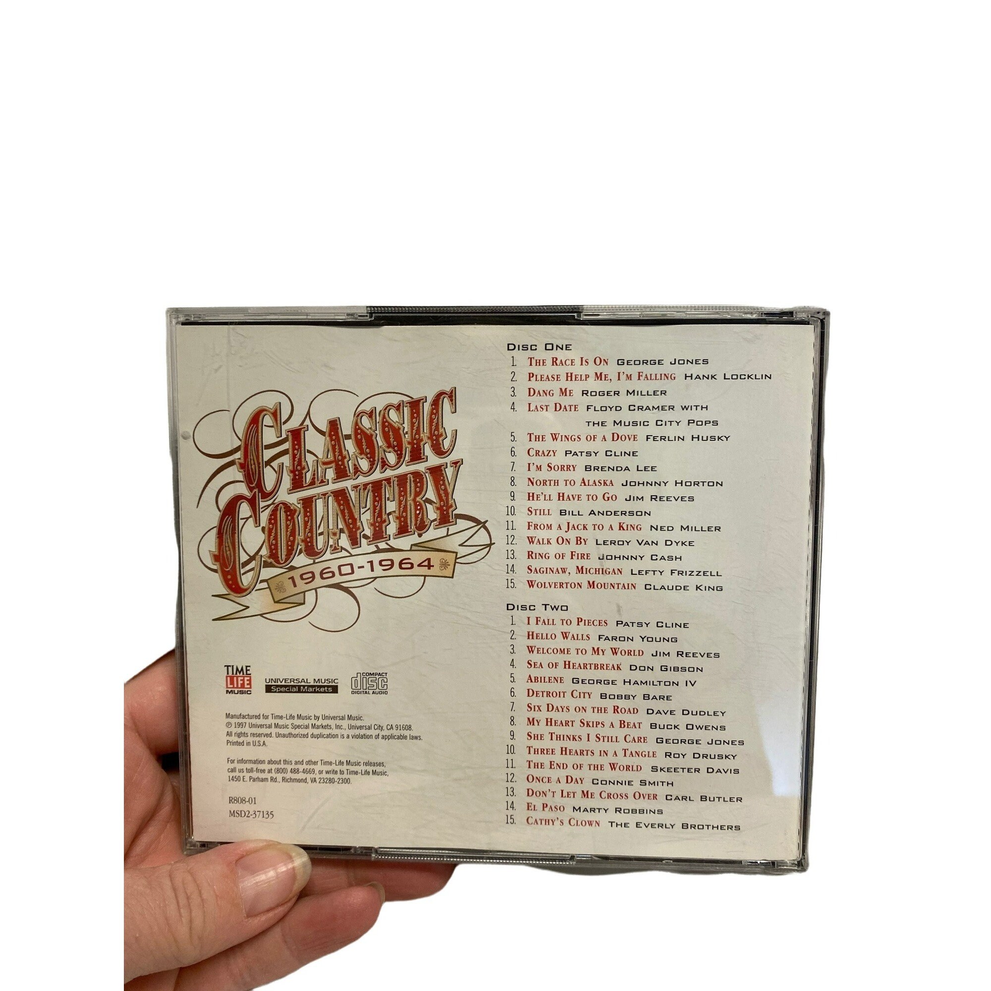 Classic Country 1960-1964 Music Cd - Etsy
