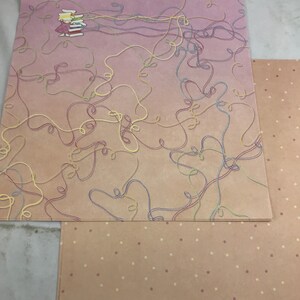 School Themed September 12 x 12 scrapbook paper craft ephemera NWT