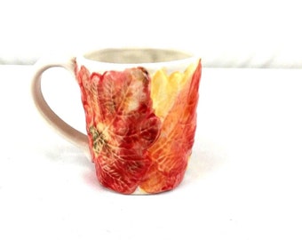 Fall Leaf Ceramic Mug Dishwasher Microwave Safe