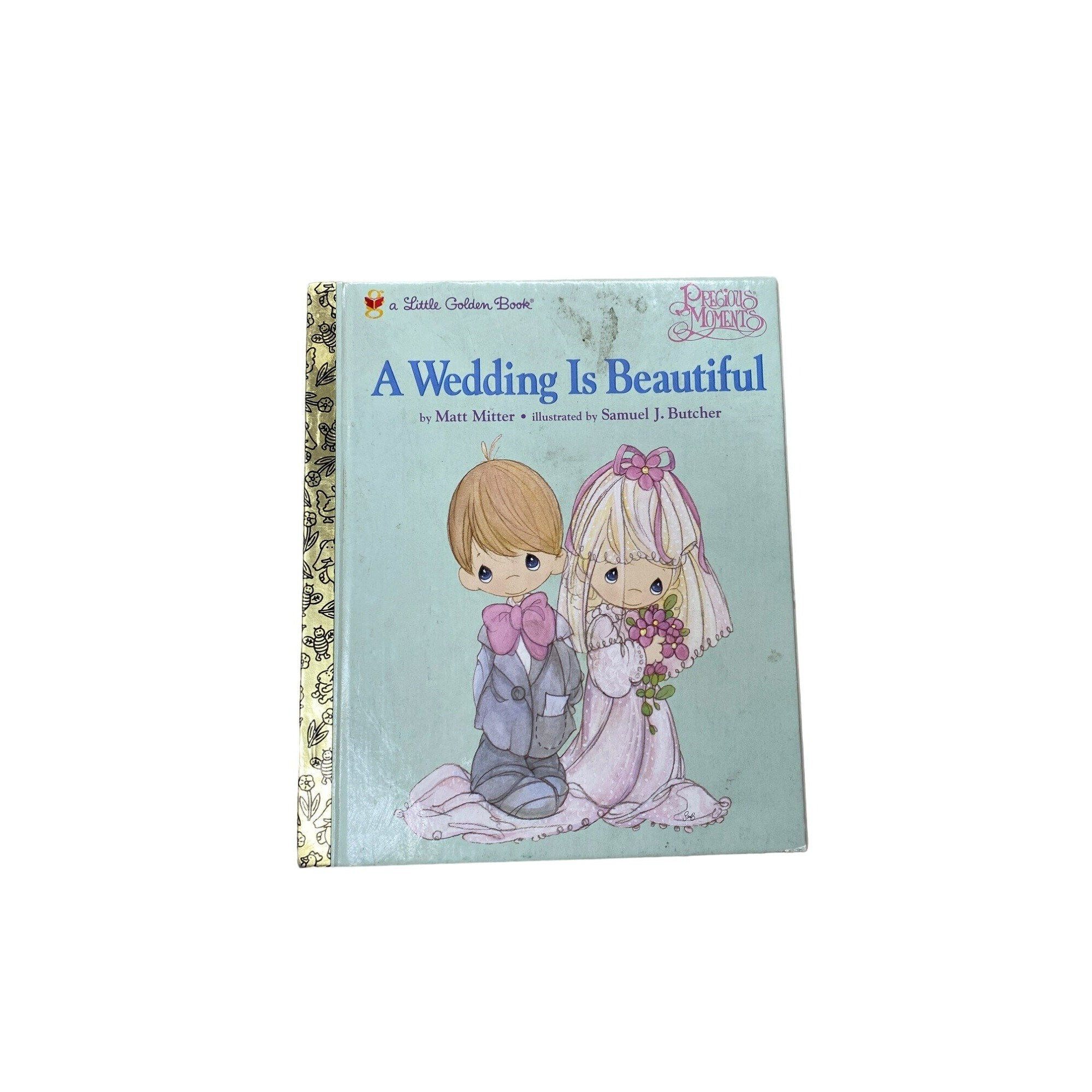A Wedding Is Beautiful little golden book precious moments hardcover children's A Wedding Is Beautiful little golden book precious moments hardcover children's