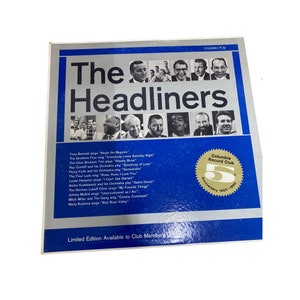 Vintage The Headliners Tony Bennet Columbia Record Club member vinyl record